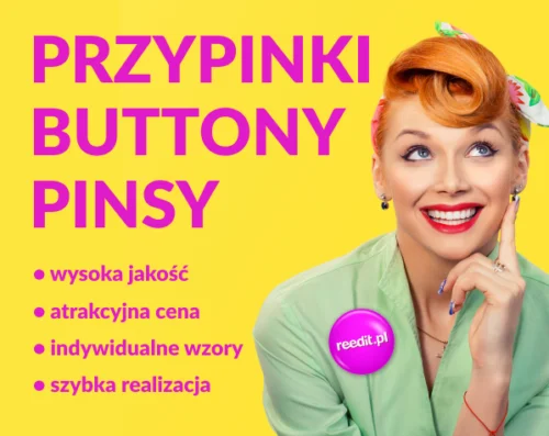 Buttony, przypinki i pinsy okolicznościowe