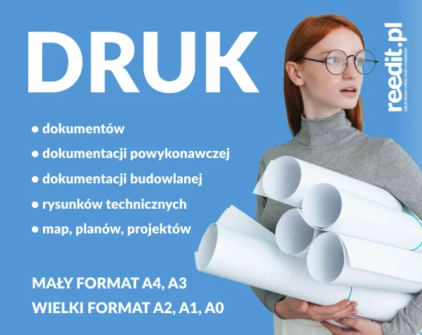 Drukowanie A4, A3, A2, A1, A0 w Lubinie