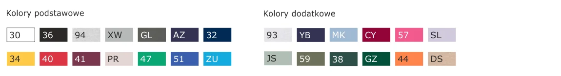 Kolory koszulek Iconic 195 męskich