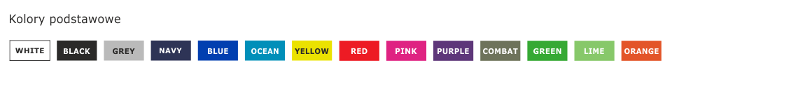 Kolory koszulek Performance Aircool 130